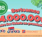 Afiche ilustrativo de la promo de tickets no premiados Poceada y Mini Poceada.